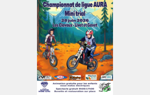 Championnat de ligue mini trial aux Clavaux