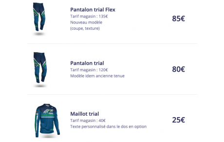 Nouvelles tenues 2026